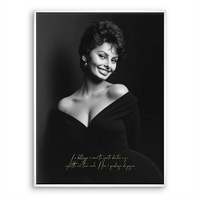 Sophia Loren Smile Canvas Print - Vintage Fashion Wall Art - Image 8