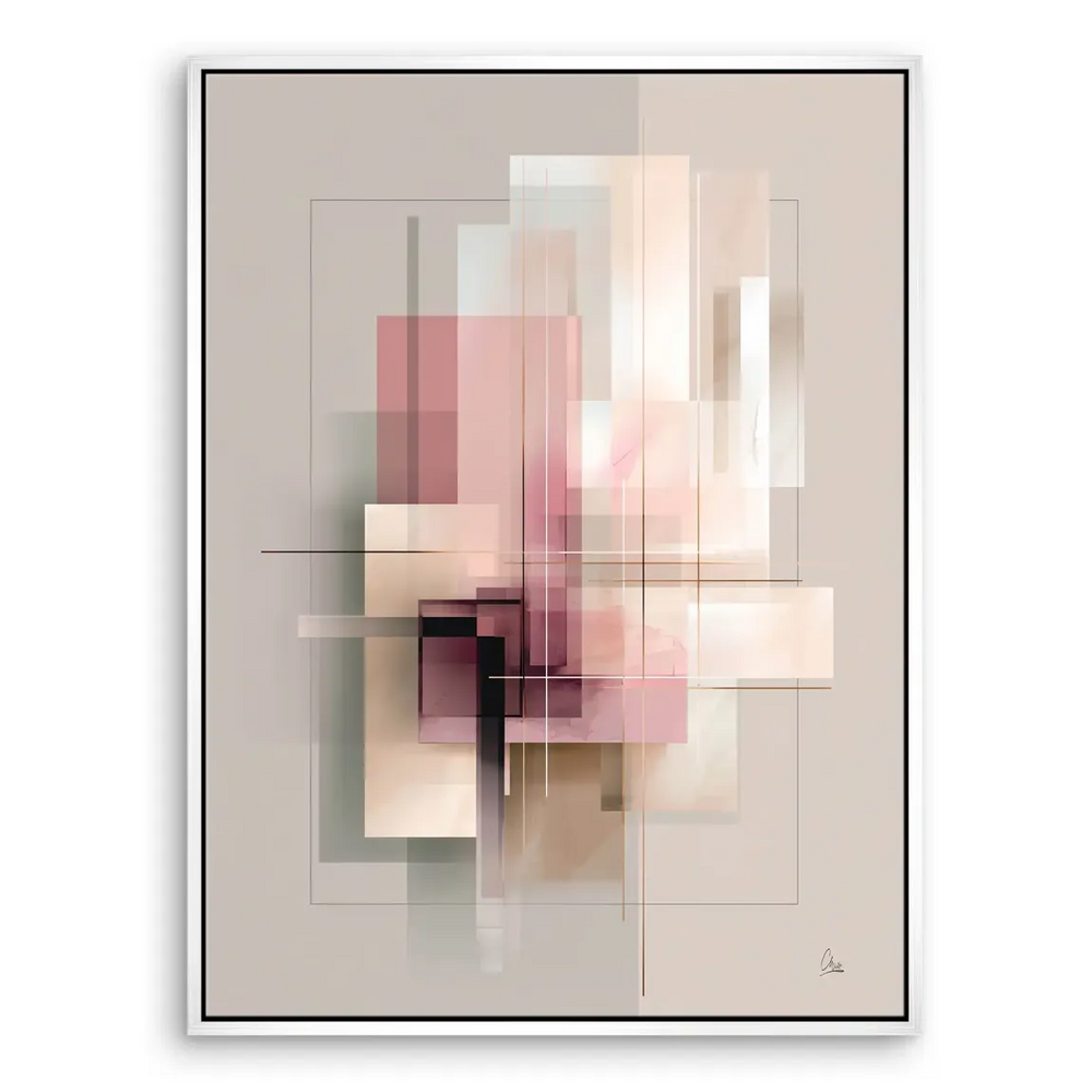 Elegant canvas wall art ready to elevate living rooms or offices with understated sophistication.