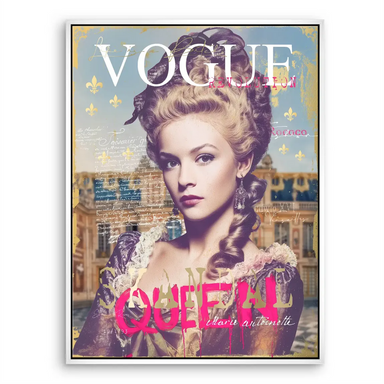 Marie Antoinette Vogue Canvas Wall Art - Image 8